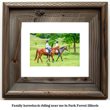 family horseback riding near me in Park Forest, Illinois